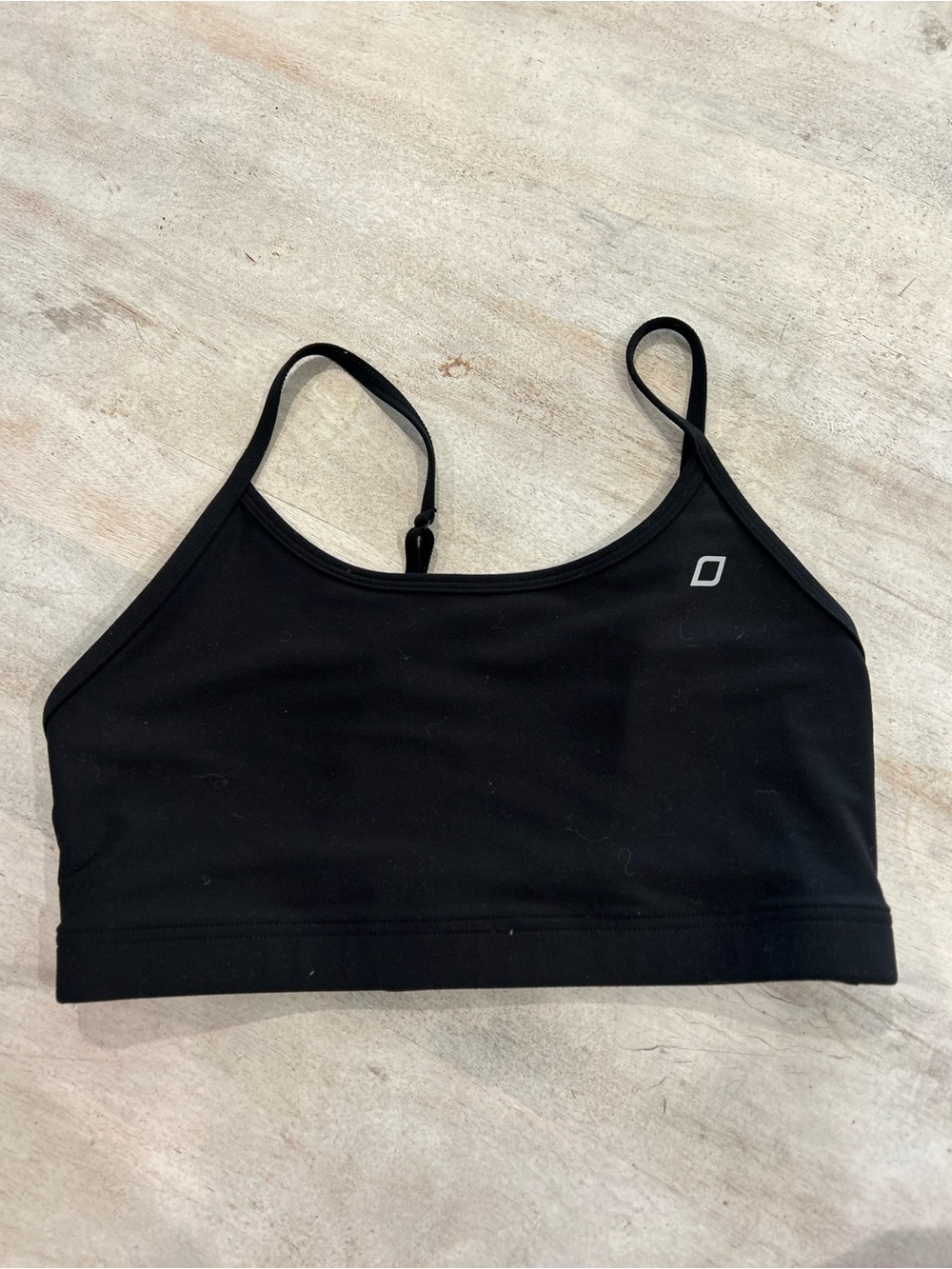 🖤🧘🏽‍♀️♥️Lorna Jane Black Slim-Strap Crop Sports Bra♥️🧘🏽‍♀️🖤